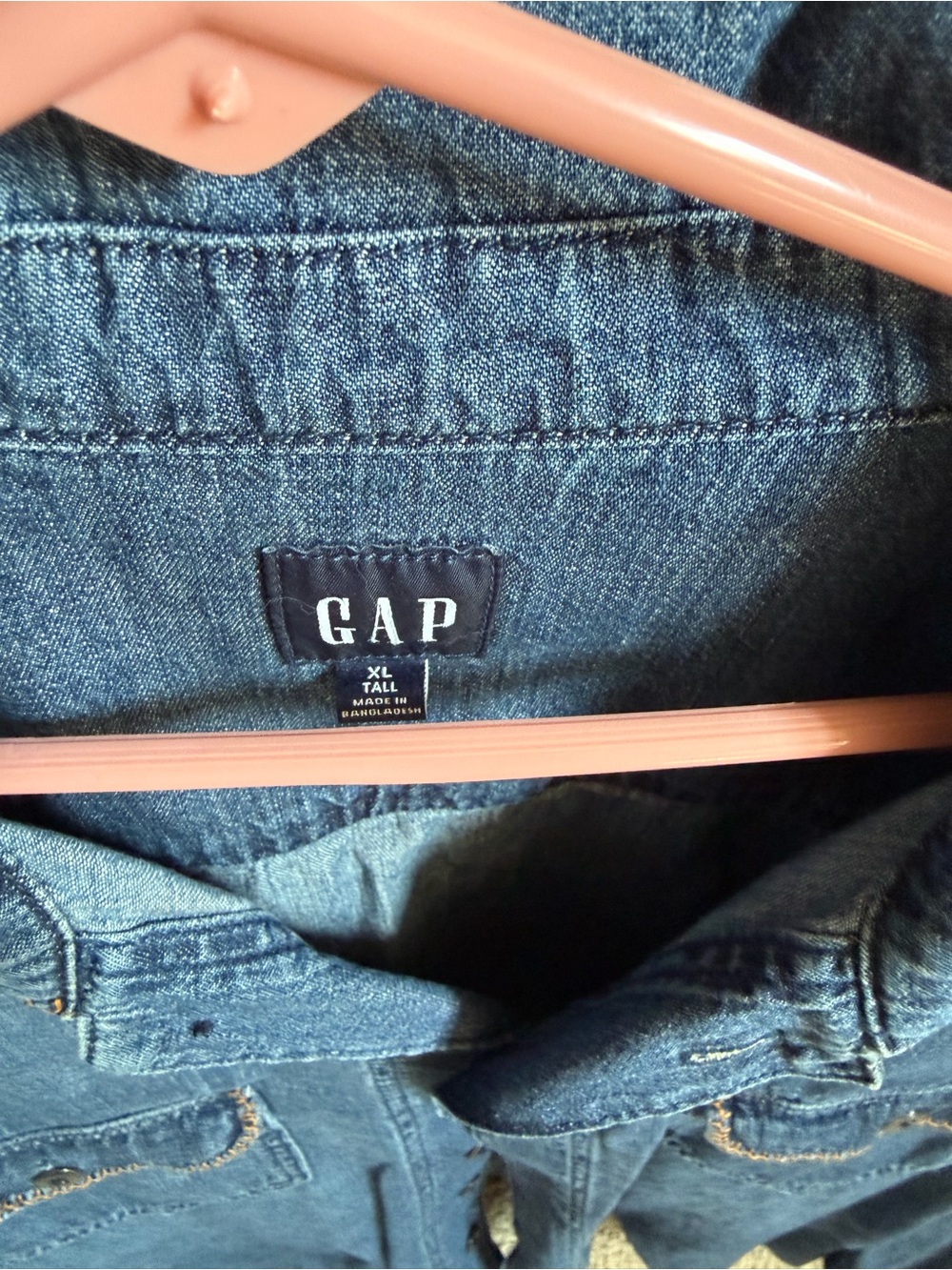 GAP Dark Blue Denim Shirt Jacket
